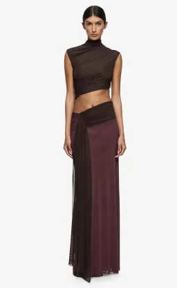 Bec & Bridge Conni Maxi Dress in Aubergine Size 8 for rent on The Volte - image 1