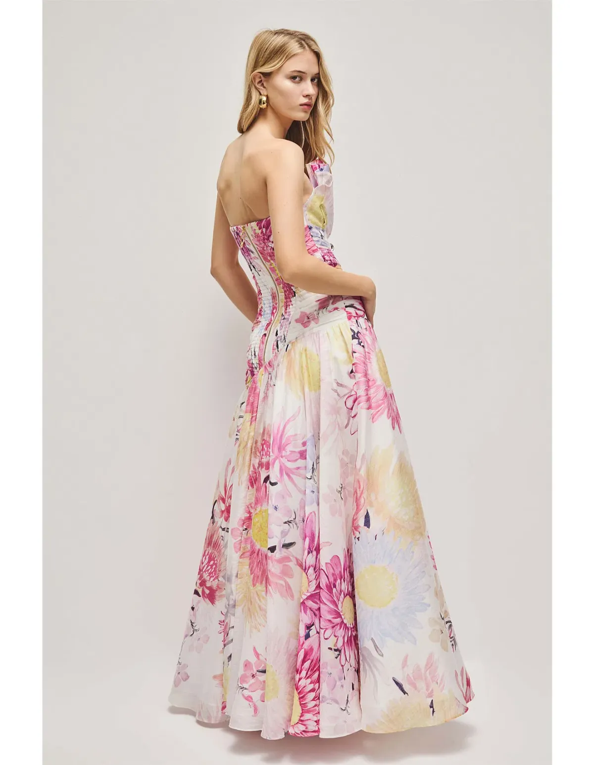 🌸New AJE Reflector Gown - Size 8 - Native Floral Pink - Sleeveless Formal Maxi Dress 🌸 - Image 4