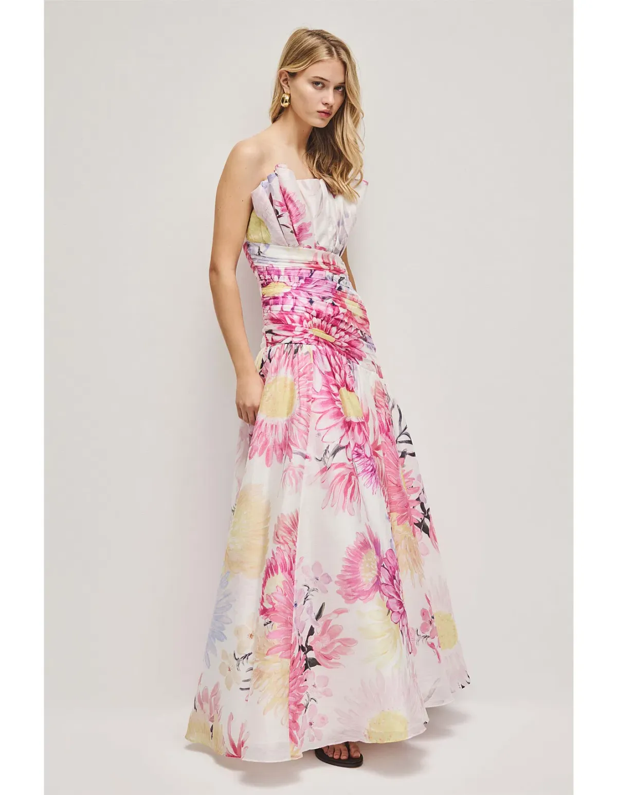 🌸New AJE Reflector Gown - Size 8 - Native Floral Pink - Sleeveless Formal Maxi Dress 🌸 - Image 1