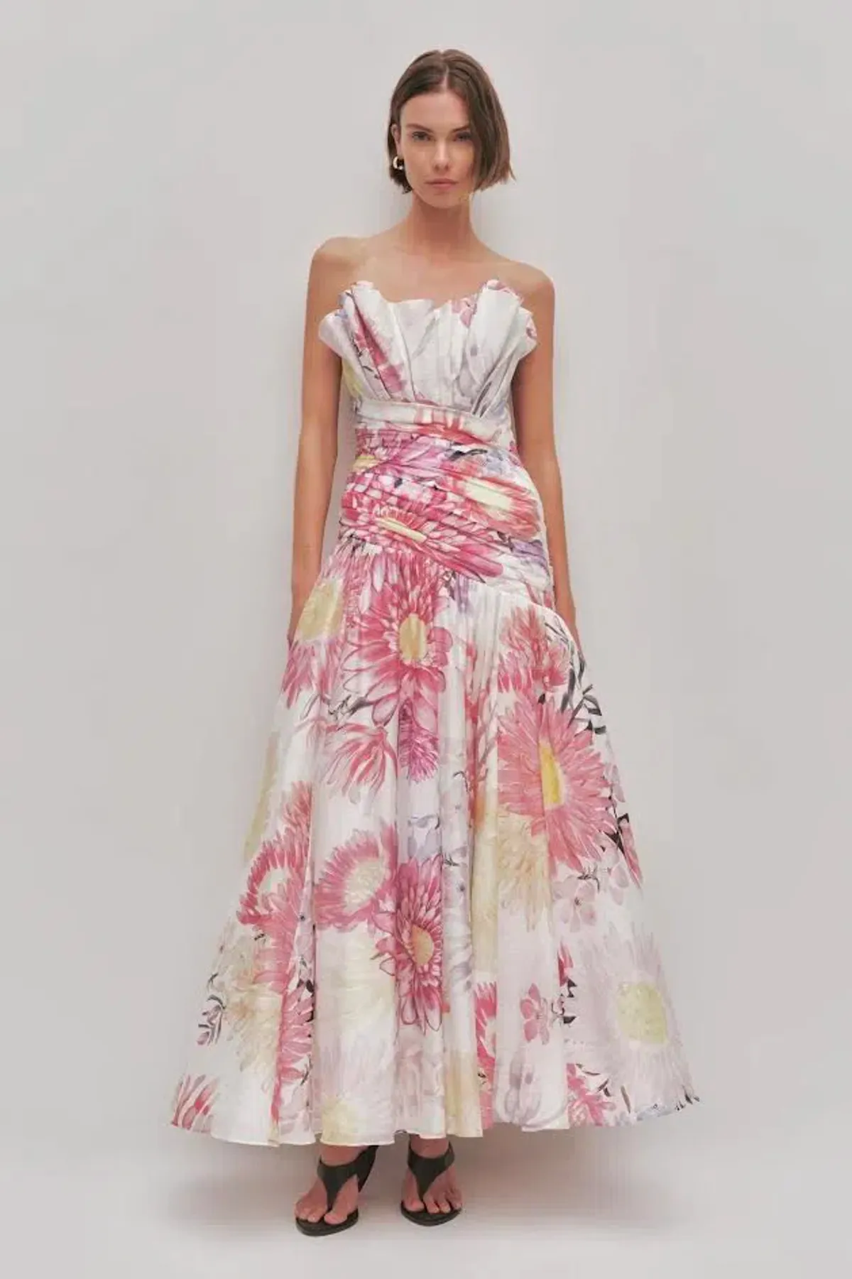 🌸New AJE Reflector Gown - Size 8 - Native Floral Pink - Sleeveless Formal Maxi Dress 🌸 - Image 5