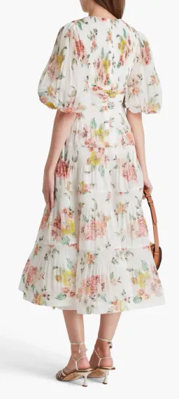 ZIMMERMANN PLEATED MIDI DRESS SIZE 4 for rent on The Volte - image 2