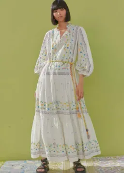 Alémais Juniper Embroidered Midi Size 14 for rent on The Volte - image 1