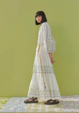 Alémais Juniper Embroidered Midi Size 14 for rent on The Volte - image 3