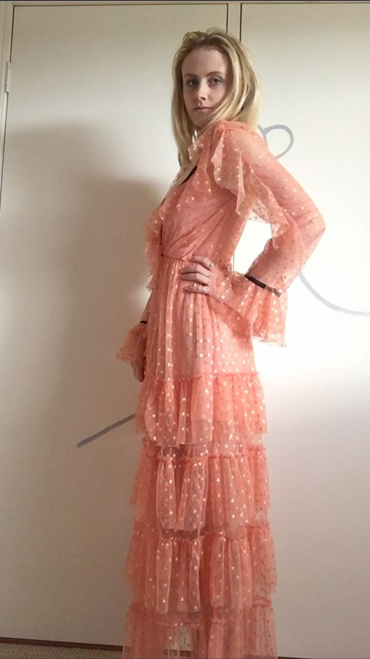 Alice McCall Flamenco Maxi Dress Rose Size 8 - Image 4