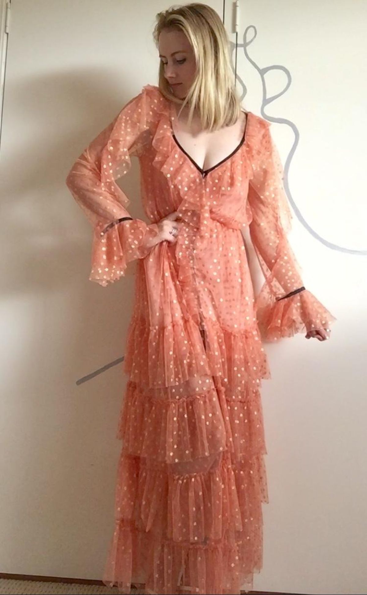 Alice McCall Flamenco Maxi Dress Rose Size 8 - Image 3