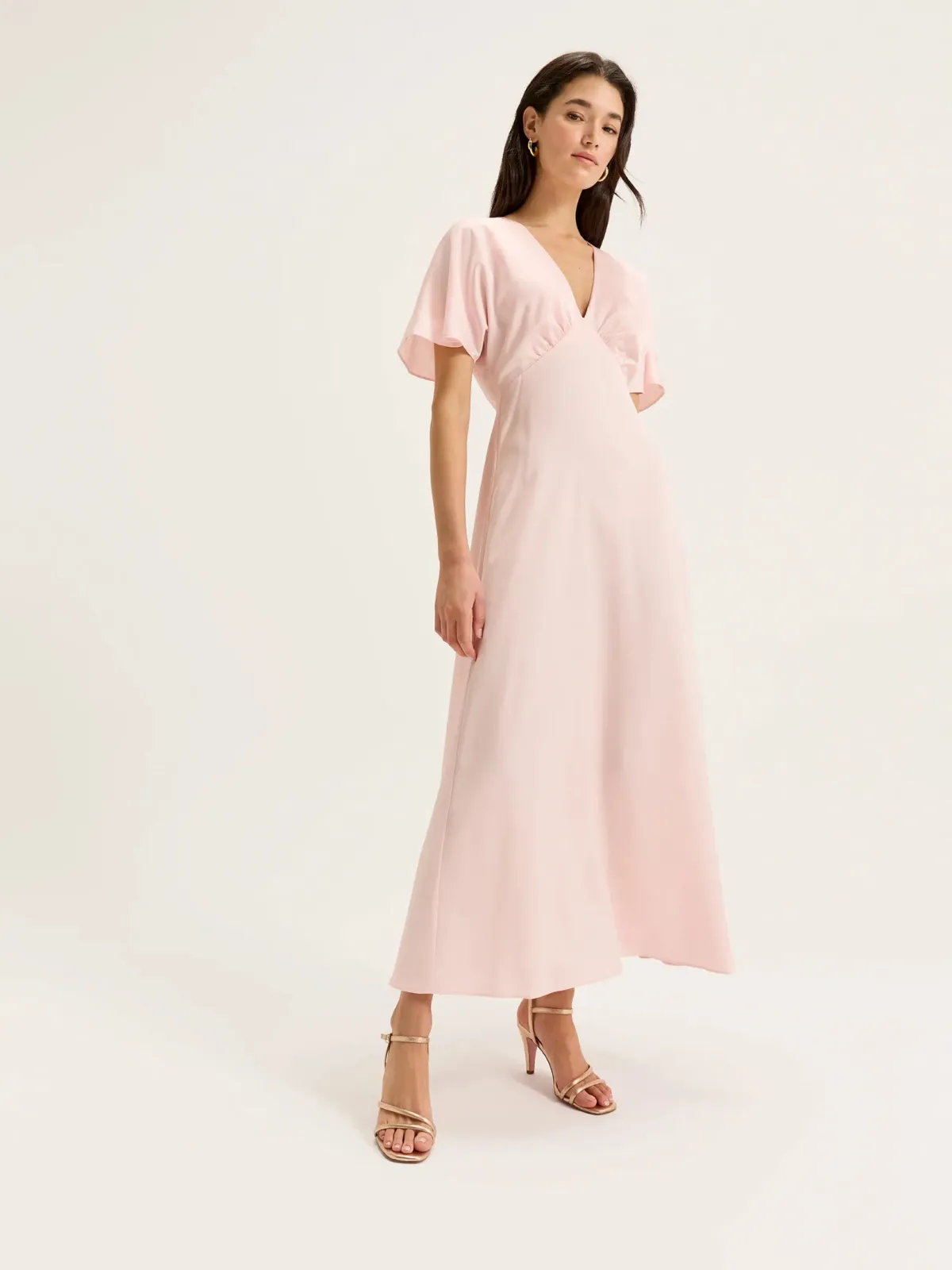 Review Montreal Satin Short Sleeve Dress  - Image 1