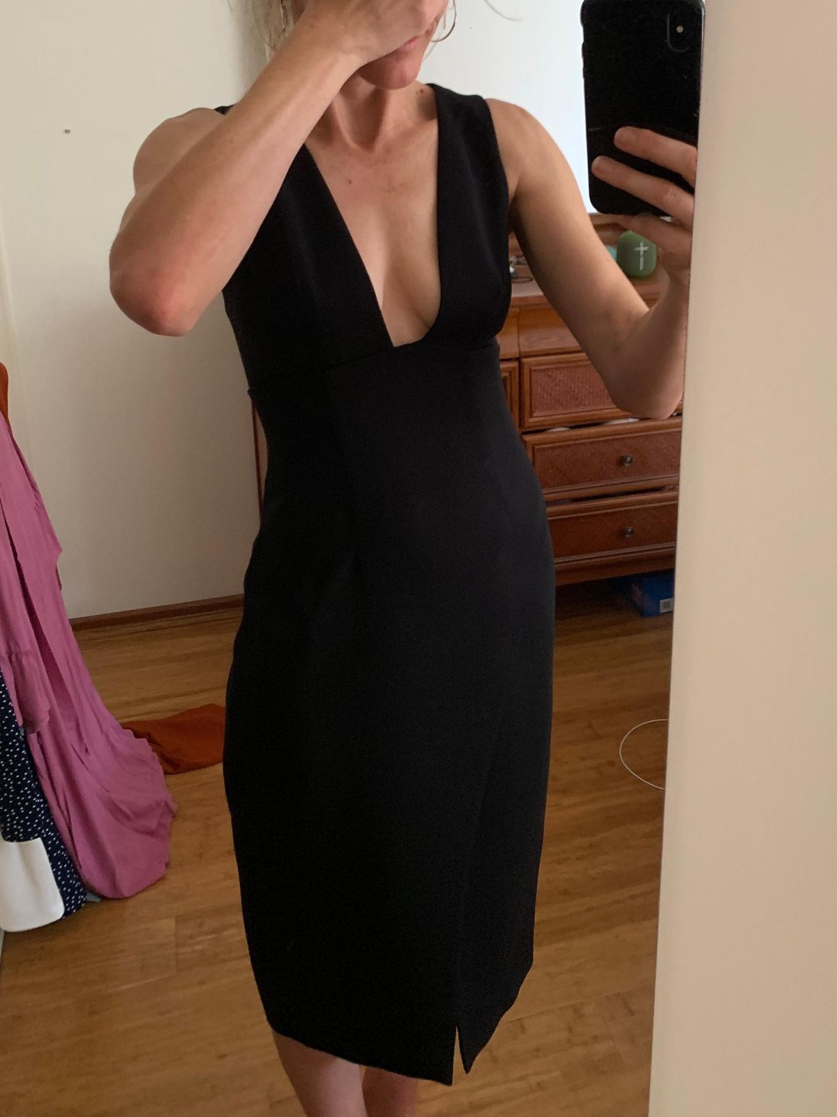 Keepsake The Label Shift Dress Black Size S - Image 1