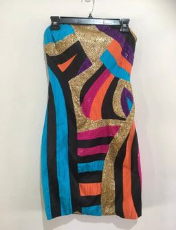 Sherri Hill Mini Dress Print Size 10 for rent on The Volte - image 1