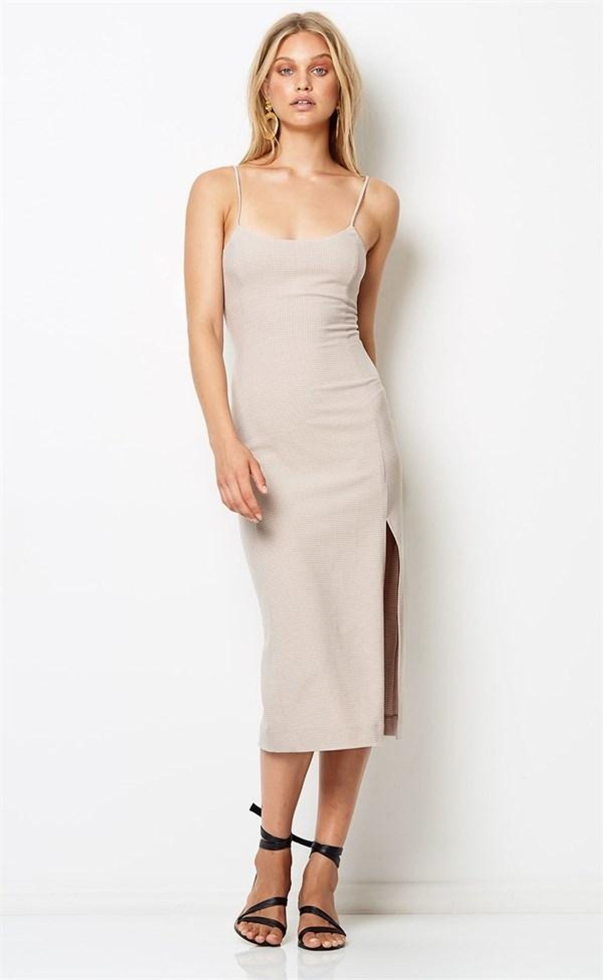 Bec & Bridge Dionne Midi Dress Cream Size 12 - Image 1