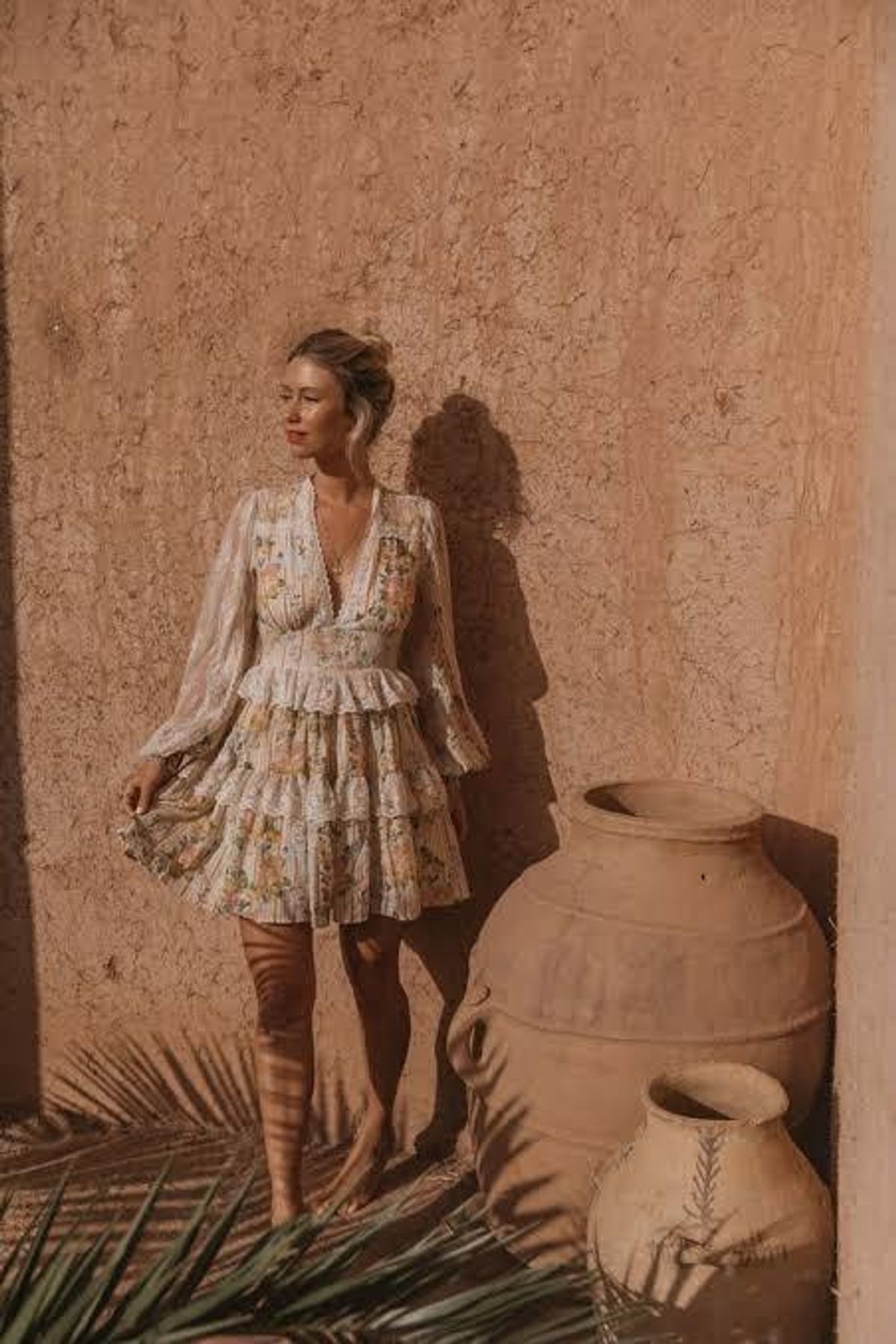 Spell Garden Party Mini Dress Floral Size 10 - Image 2