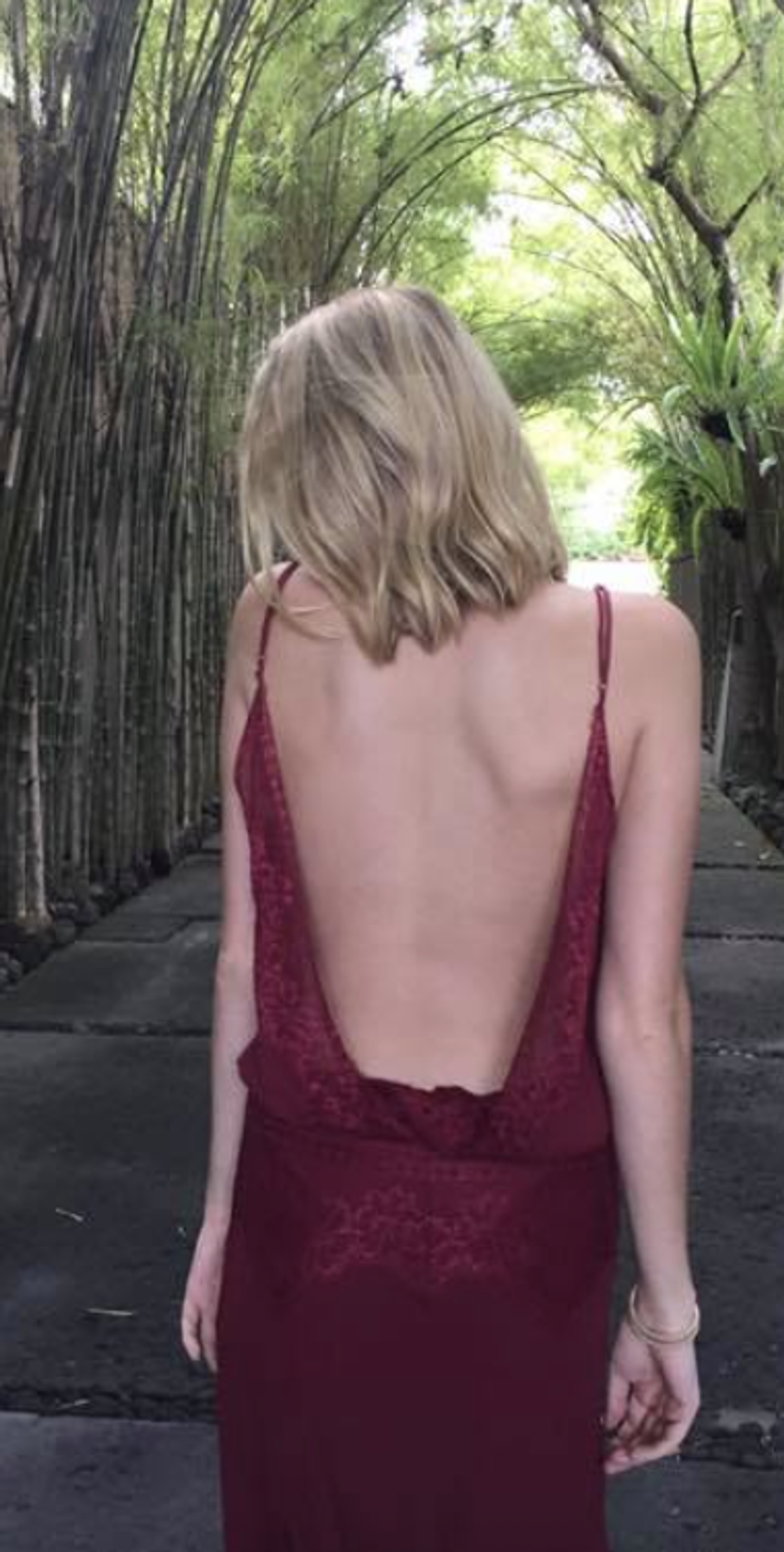 Magali Pascal Gatsby Drape Gown Burgundy Size S / AU 8 - Image 3