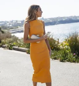 Toni Maticevski Provocative Dress Orange Size 6 for rent on The Volte - image 2