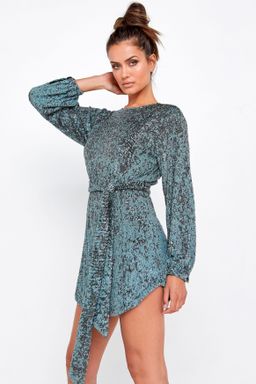 Mossman Night Fever Tie Dress Size 14 for rent on The Volte - image 4