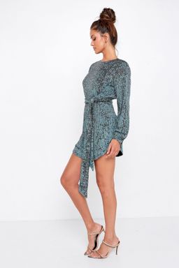 Mossman Night Fever Tie Dress Size 14 for rent on The Volte - image 3
