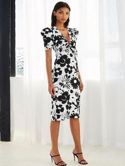 By Johnny Floral Tie Front Tee Dress Size 12 for rent on The Volte - image 1