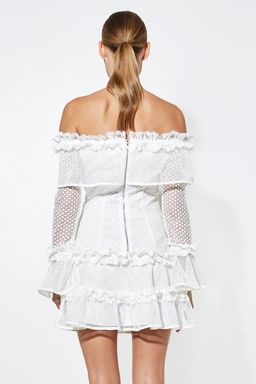 Mossman The Mood Swing Dress white Size 14 for rent on The Volte - image 4