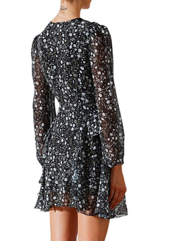 Jarrett Tie Front Mini Dress for rent on The Volte - image 5