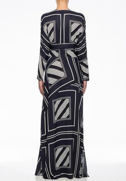 Viktoria Woods Atonement Dress Complex Print Size 1/Au 8 for rent on The Volte - image 2