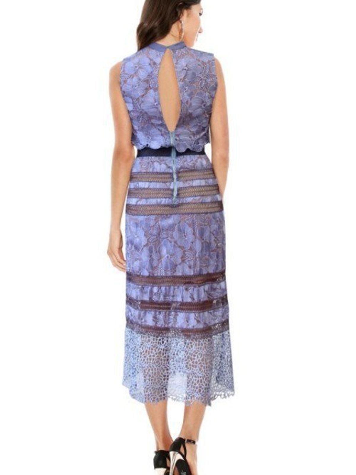  Bronx and Banco Lilac Tuscany Lace Midi Dress  - Image 2