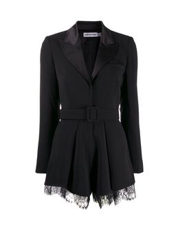 Self Portrait Tuxedo Playsuit Black Size 10 for rent on The Volte - image 1