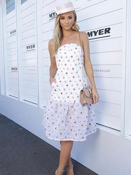 By Johnny Polka Dot Dress size 6 for rent on The Volte - image 1