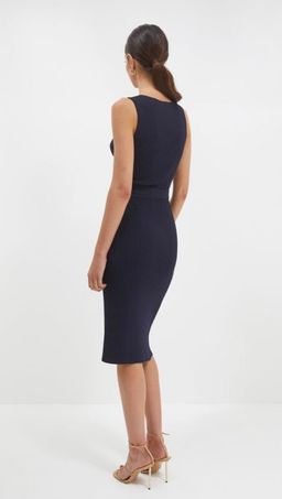 SABA Victoria Navy Knit Dress size 8 for rent on The Volte - image 5