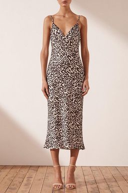 Shona Joy Isabella Bias Midi Dress Leopard 10 for rent on The Volte - image 2