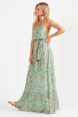 Tigerlily Persi Silk Maxi Dress for rent on The Volte - image 1