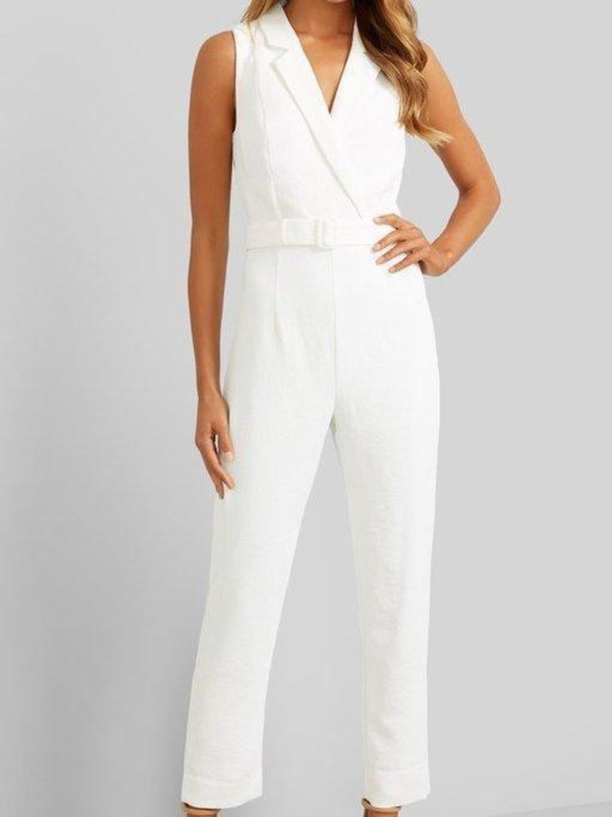 Kookai Valentine Jumpsuit White Size 6 - Image 3