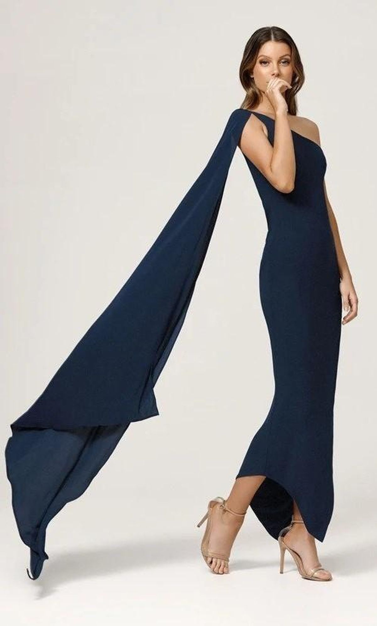 Lexi Riley Dress Blue Size 6 - Image 4