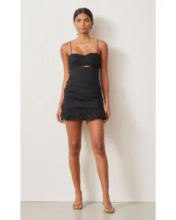 Bec & Bridge Colette Mini Dress Black Size AU 6 for rent on The Volte - image 1