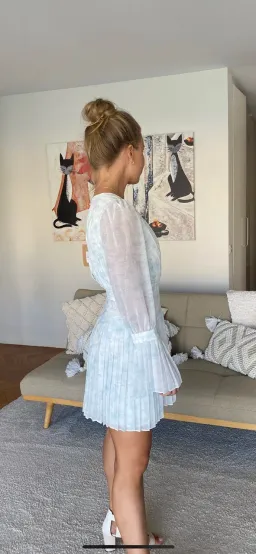 Stevie May Sky Settlement Mini Dress white Size 8 for rent on The Volte - image 2