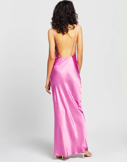 Bec & Bridge Lucie Maxi Dress Fuchsia Pink Size 8  for rent on The Volte - image 3