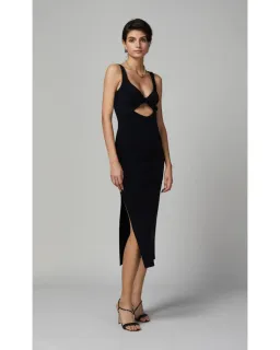 Bec & Bridge Joelle Midi Dress Black Size AU 8 for rent on The Volte - image 1