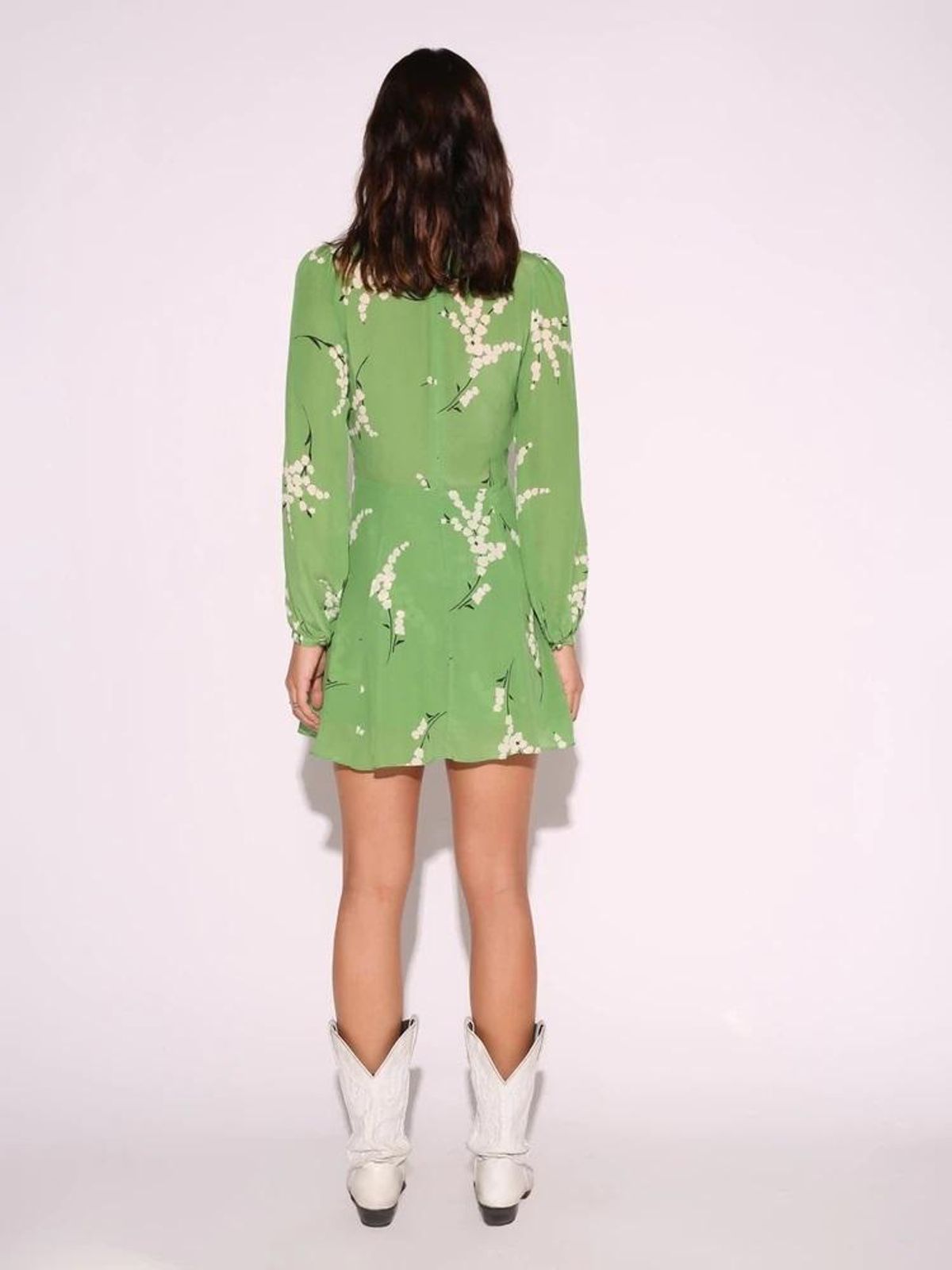 Realisation Par The Kate Dress Summer Loving Green Size 4 - Image 2