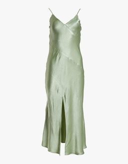 bec & bridge crest midi slip dress in peppermint  for rent on The Volte - image 3