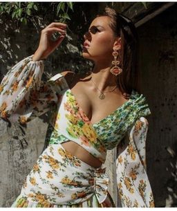 Zimmermann Golden Surfer Mini Dress Splice Size 0P / AU 6 for rent on The Volte - image 4