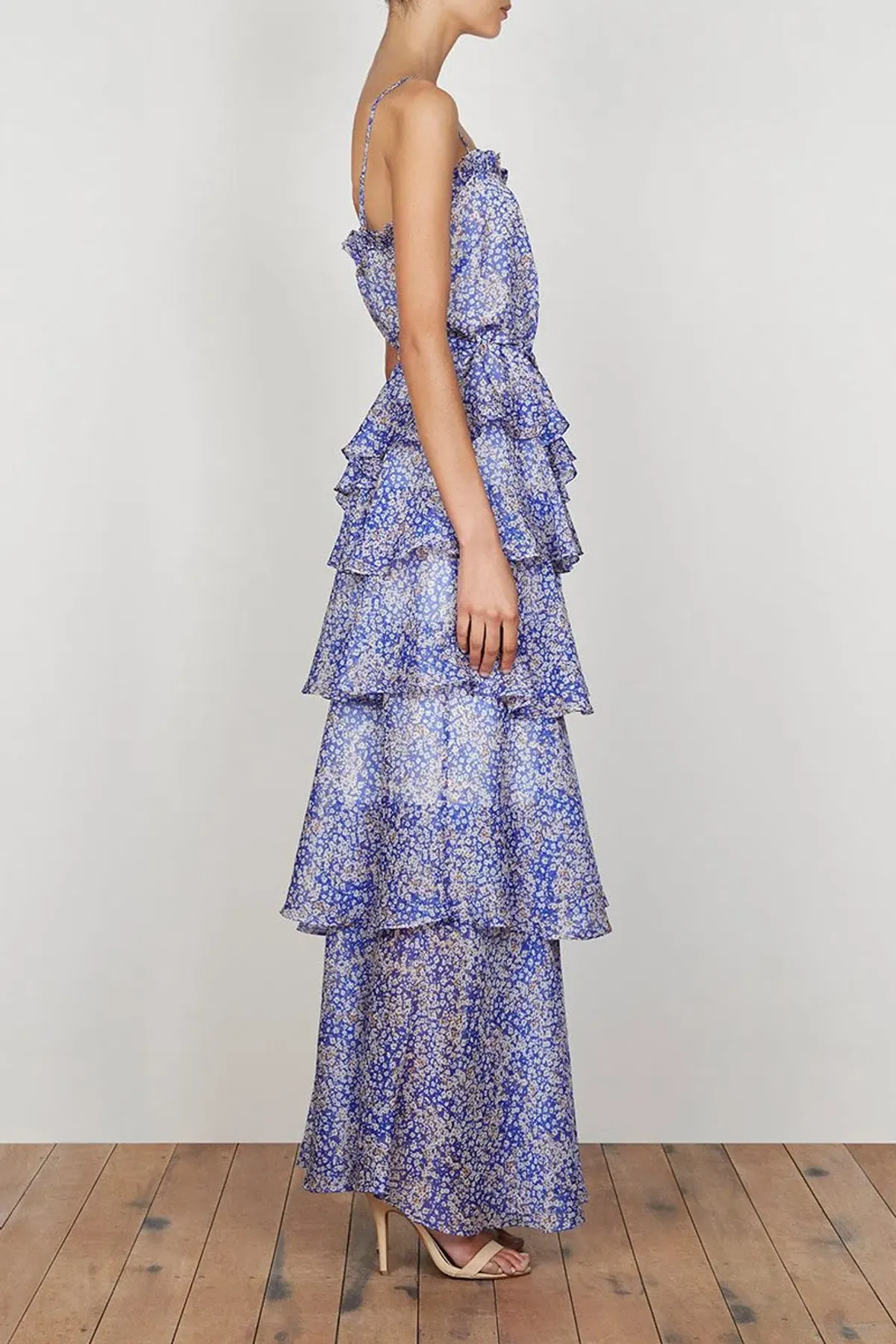 Shona Joy Garner Cami Maxi Dress Floral Print Size 8 - Image 4