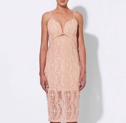 Winona Midsummer Dress Nude Size 10 for rent on The Volte - image 1