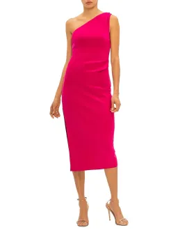 Bec and Bridge Ulla Asym Midi Dress Pink Size AU 6 for rent on The Volte - image 1
