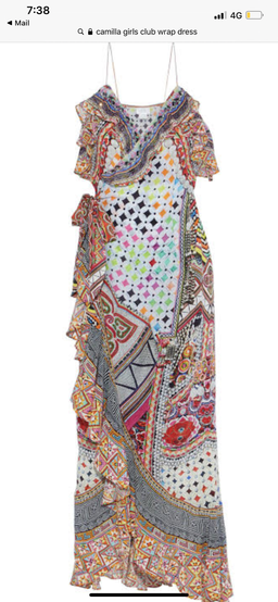 Camilla wrap dress  for rent on The Volte - image 2