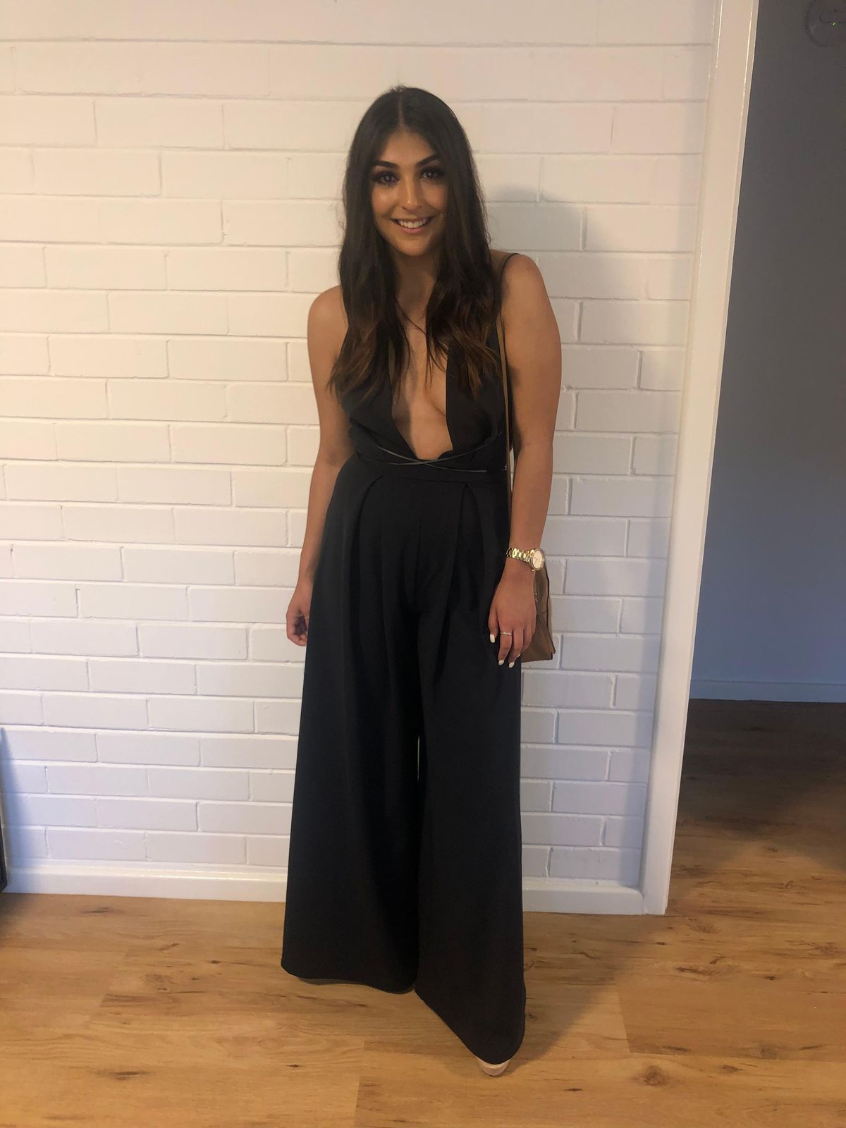 Natalie Rolt Khloe Jumpsuit Navy Size 8 - Image 1