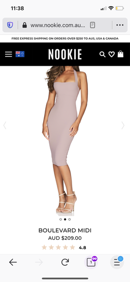 Nookie Boulevard Midi dress for rent on The Volte - image 2