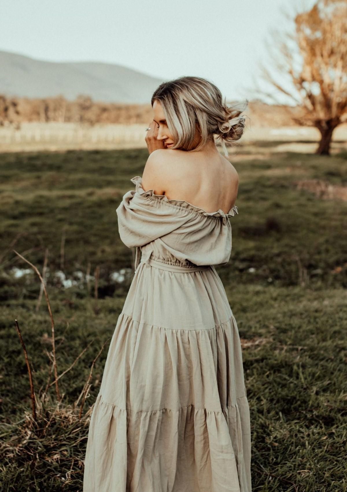 Co & Ry Goldie Maxi Dress Green Size 12 - Image 2