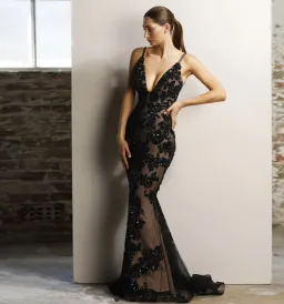 Jadore JX1106 Dress Black Size 8 for rent on The Volte - image 1
