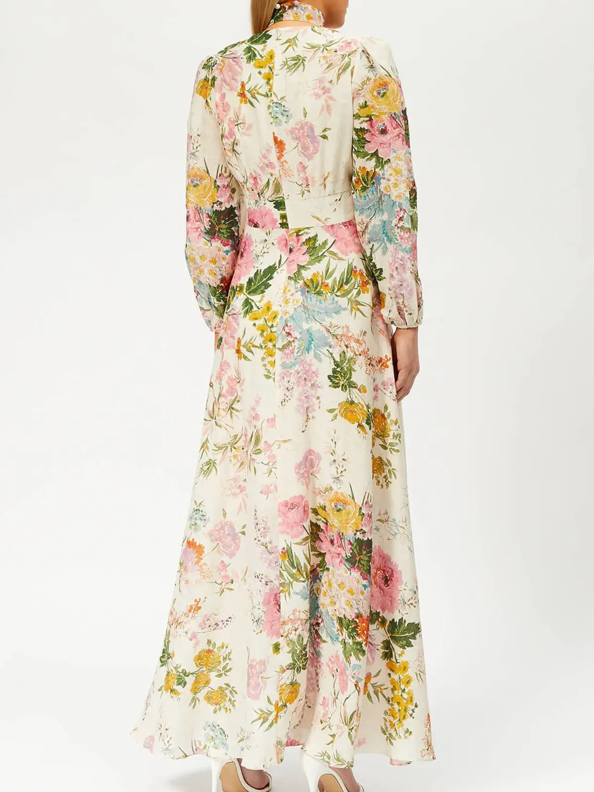 Zimmermann Heather Long Dress Print Size 6 - Image 2