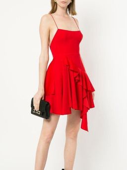 Alex Perry Corin Mini Dress Red Size 10 for rent on The Volte - image 2