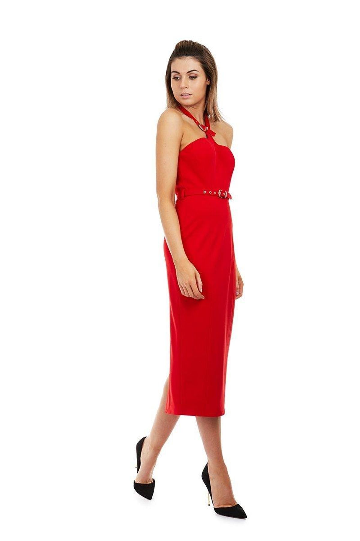 Georgy Collection Athena Dress Red Size M  - Image 1