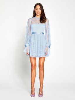 ALICE MCALL BLUE CRAFT DRESS SIZE 8 for rent on The Volte - image 3