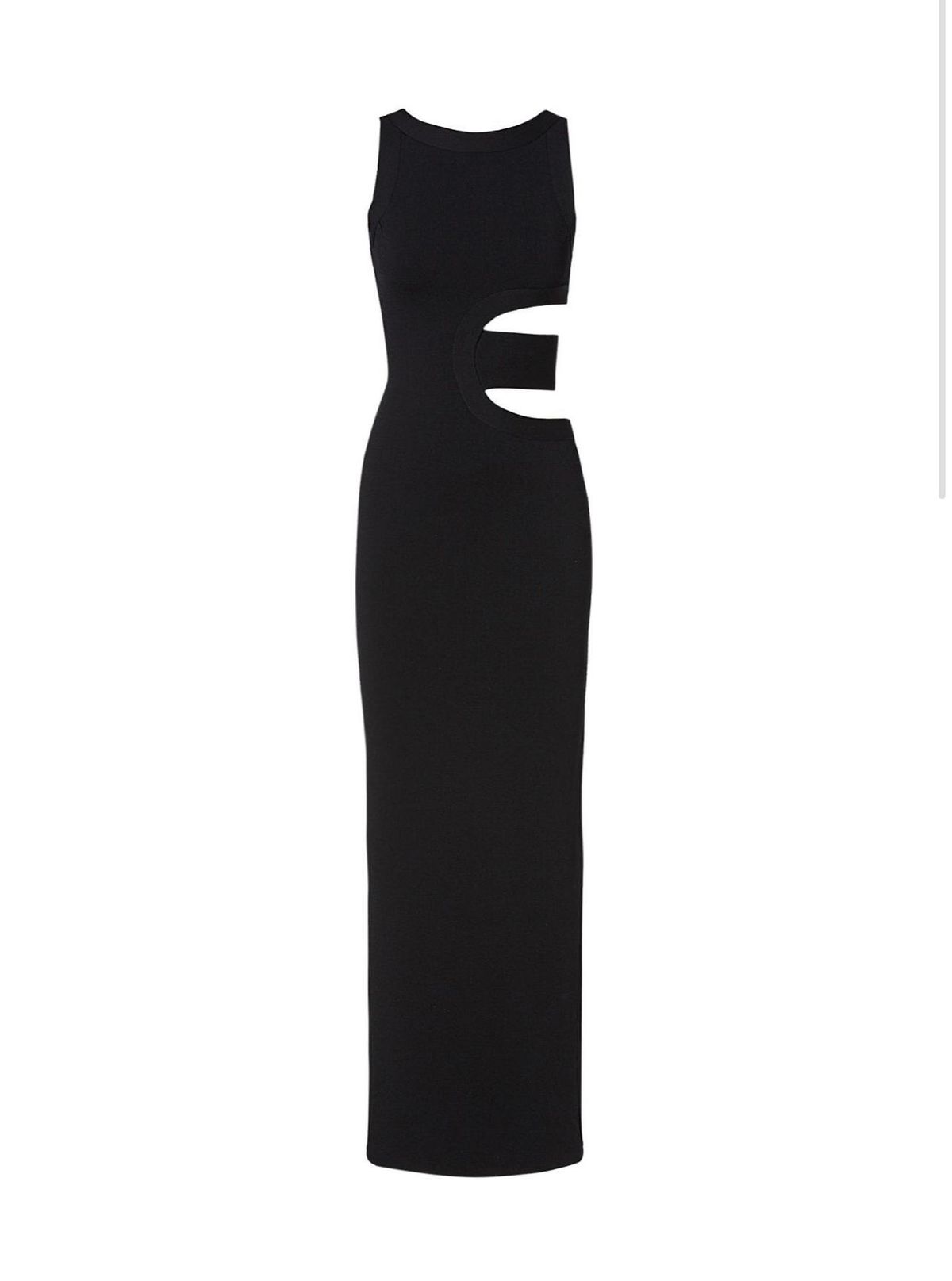 Scanlan Theodore Crepe Gown Black Size 8 - Image 3
